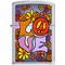 Zippo 2024 Zippo Custom Hippie Love Satin Chrome ZIP-207CI001756 - alternate 1